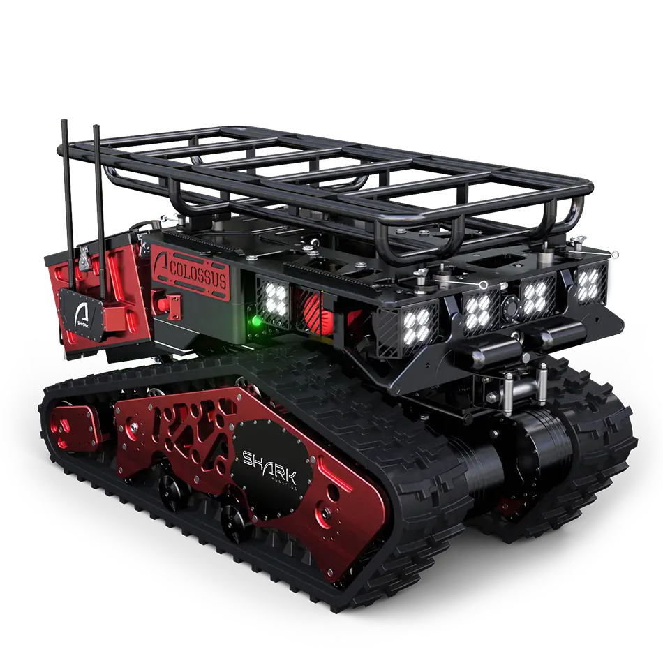 Colossus robot with stretcher support module