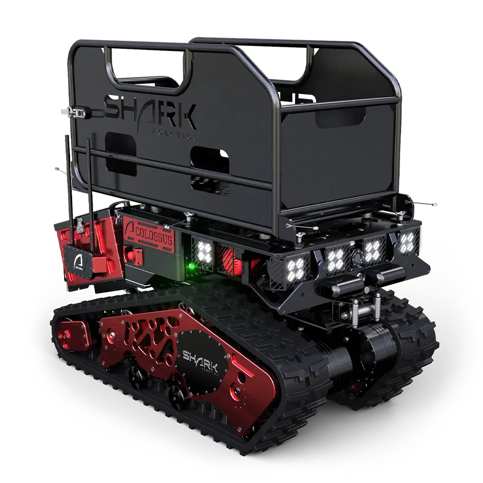 Colossus robot with large transport basket